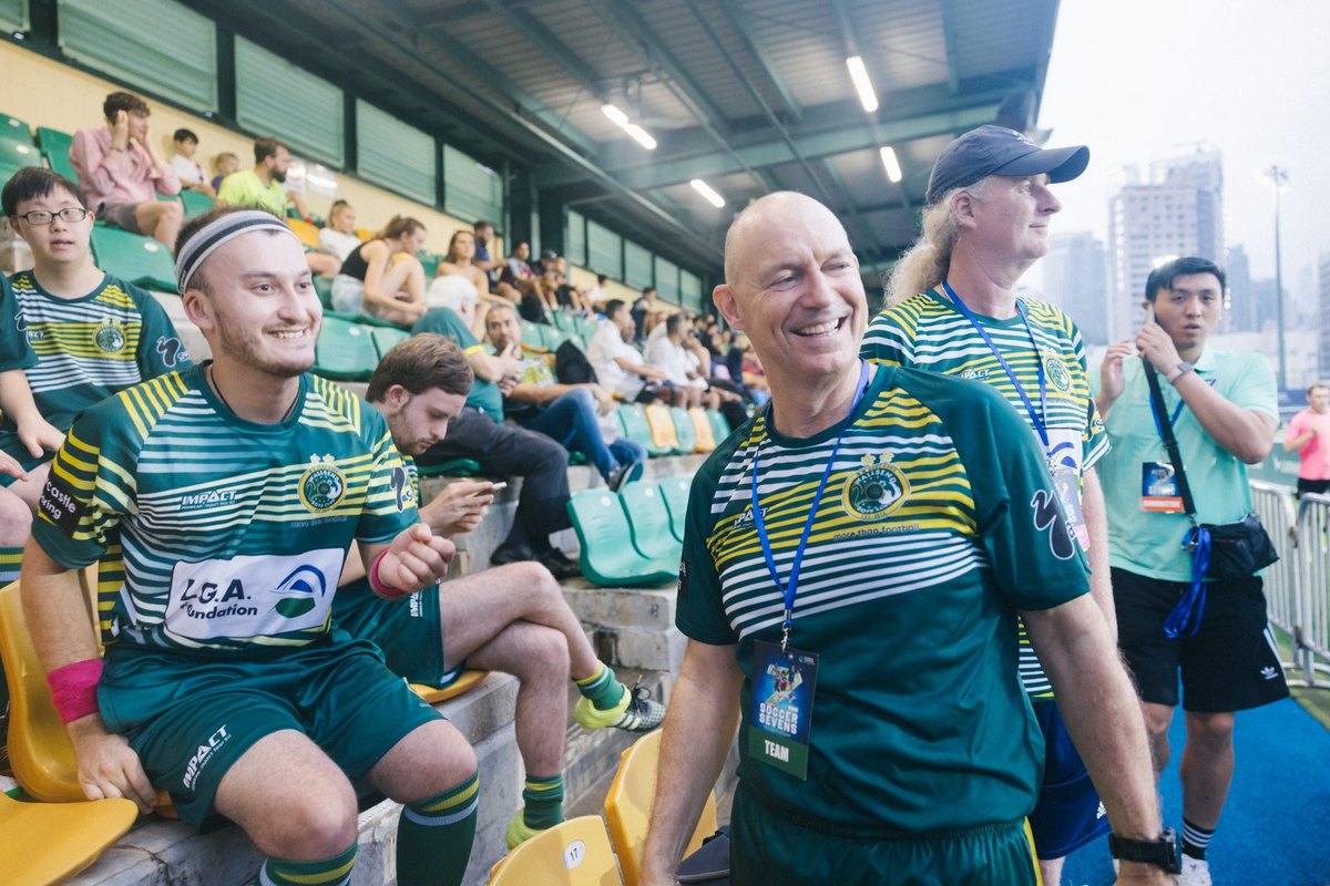 Wallsend Boys Club players and coaches at an international tournament