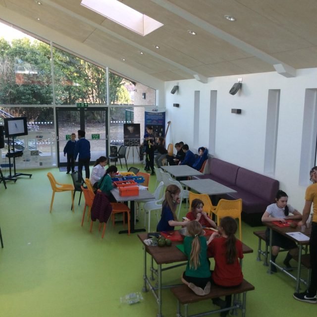 Young people using the John Boste centre