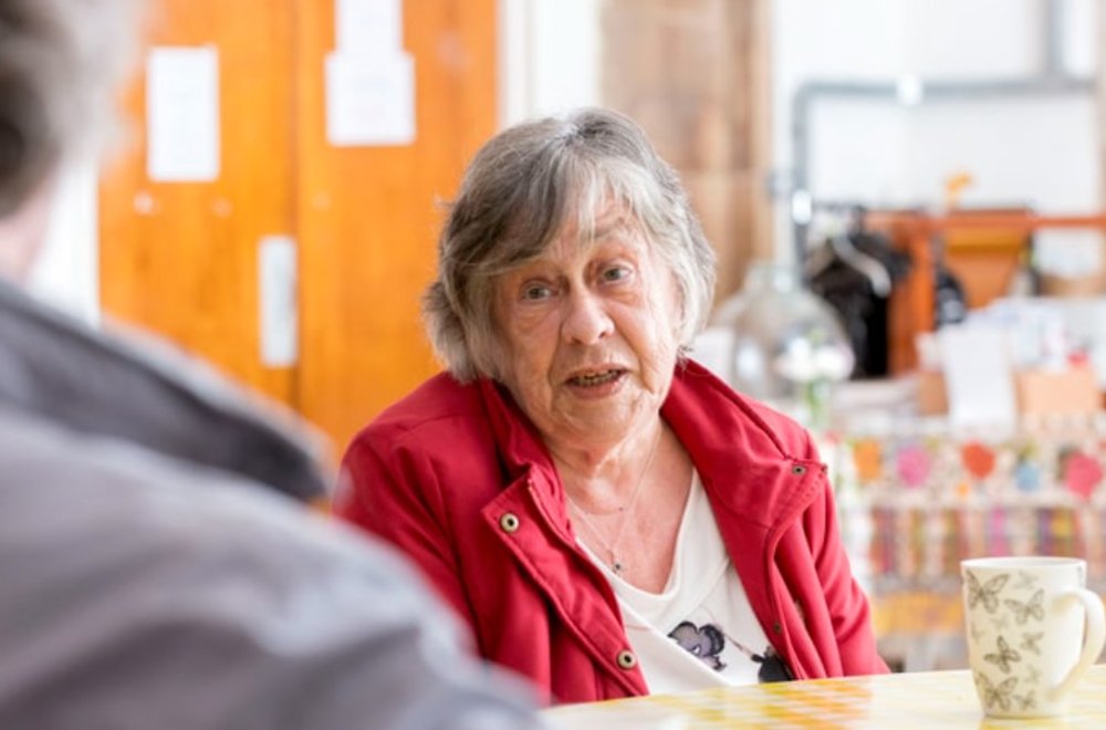 An older person at a SEARCH Newcastle activity session